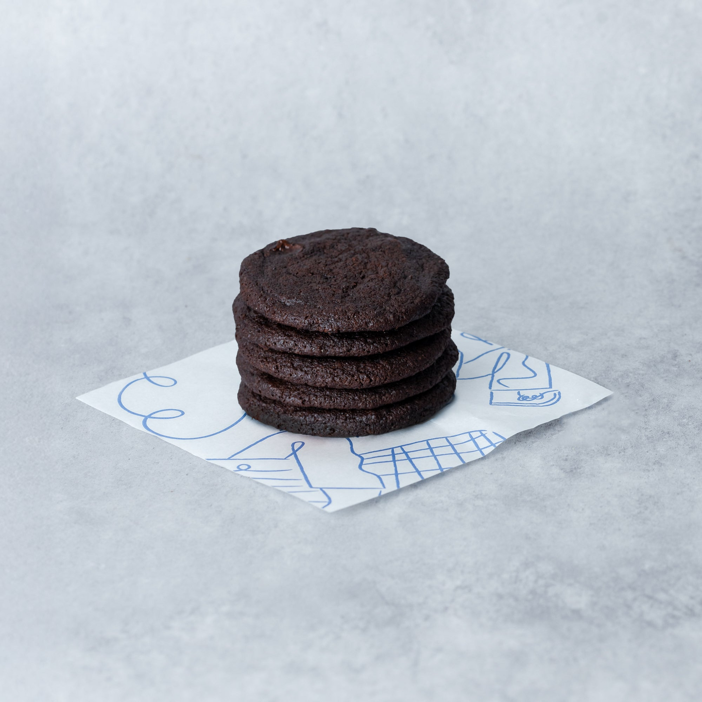 Mini Double Chocolate Cookies
