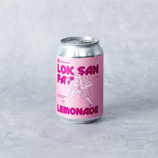 A can of Bakehouse Lok San Faa Lemonade for party and picnic.